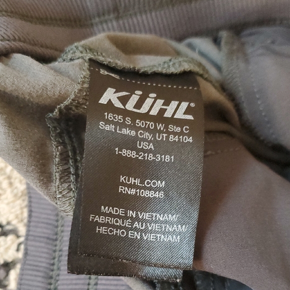 Womens KUHL Gray Pants Large Short - Picture 3 of 4
